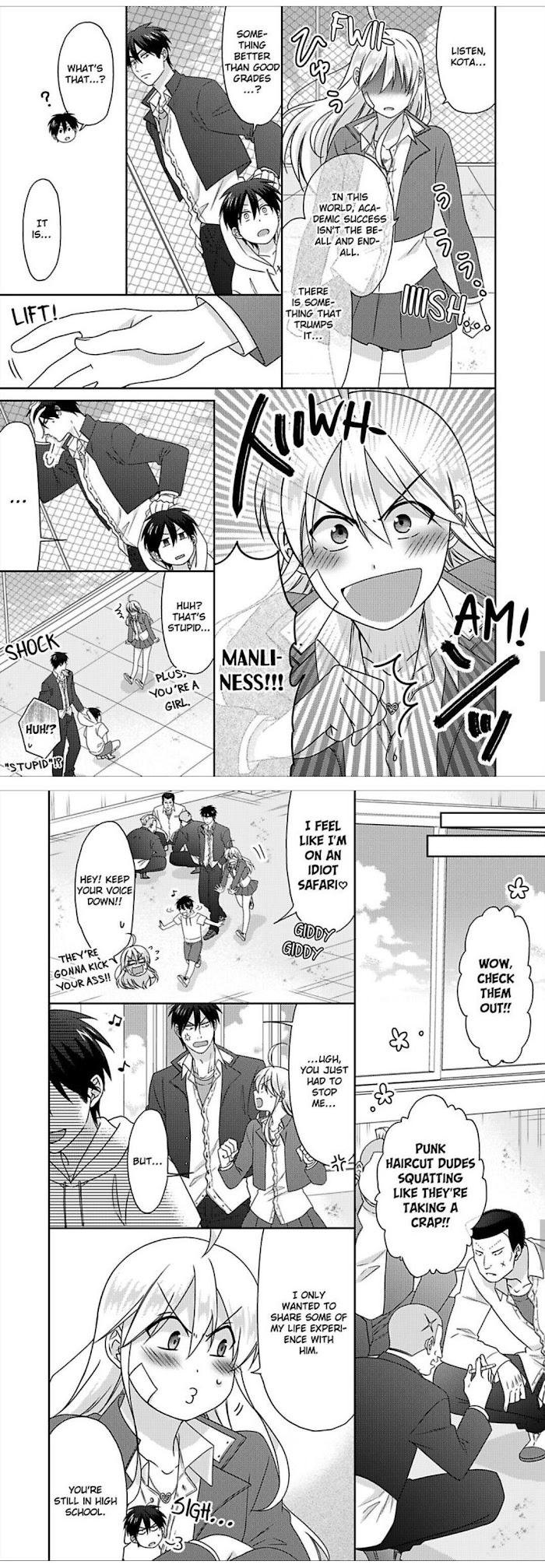 Nyotaika Yankee Gakuen ☆ Ore No Hajimete, Nerawaretemasu. - Chapter 46 Page 4