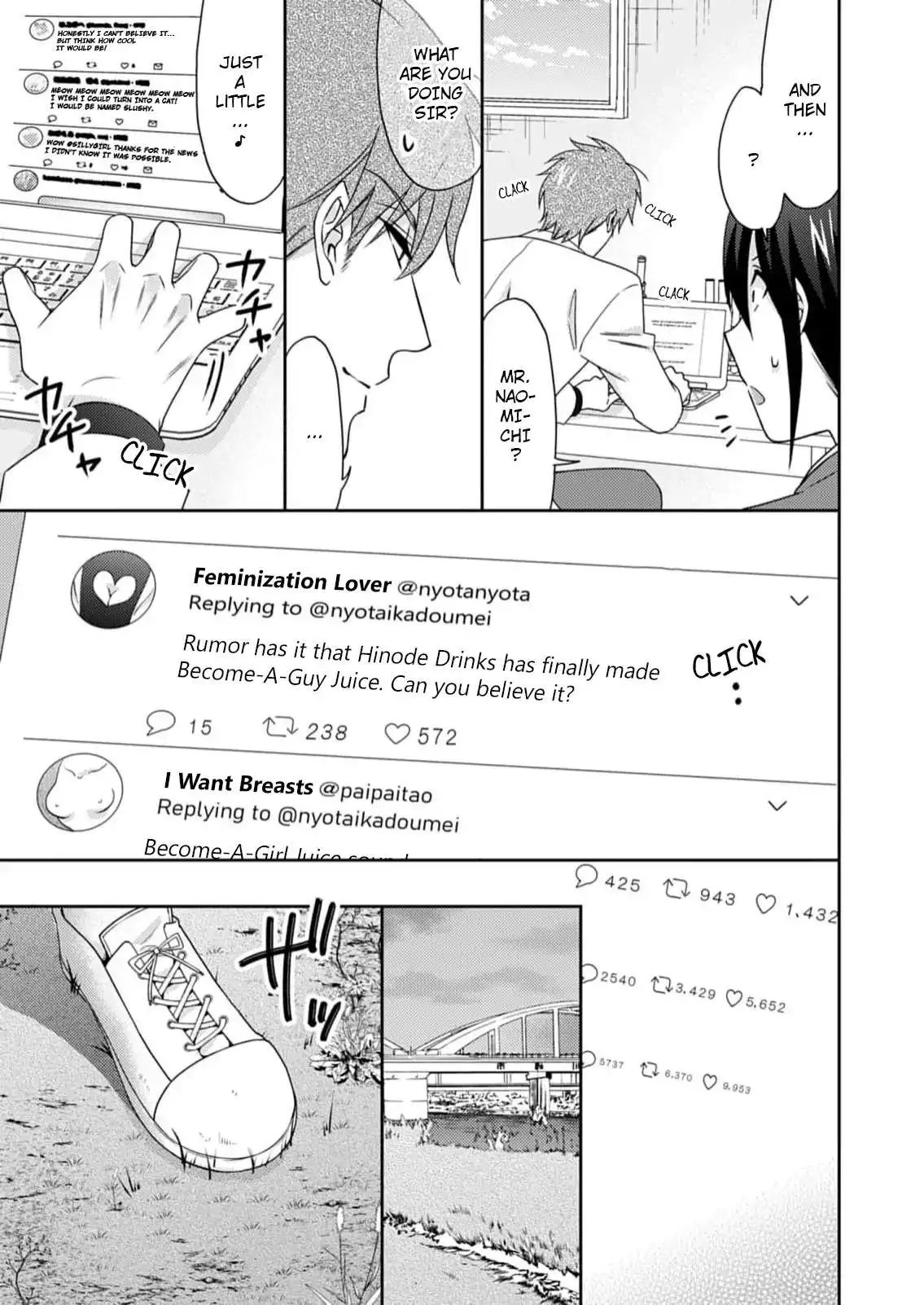 Nyotaika Yankee Gakuen ☆ Ore No Hajimete, Nerawaretemasu. - Chapter 52 Page 14