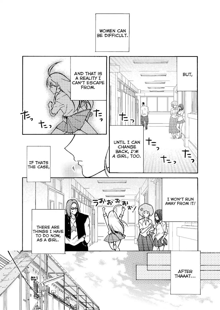 Nyotaika Yankee Gakuen ☆ Ore No Hajimete, Nerawaretemasu. - Chapter 8 Page 13