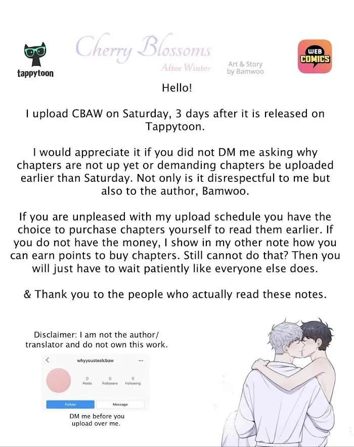 Cherry Blossoms After Winter - Chapter 116 Page 1