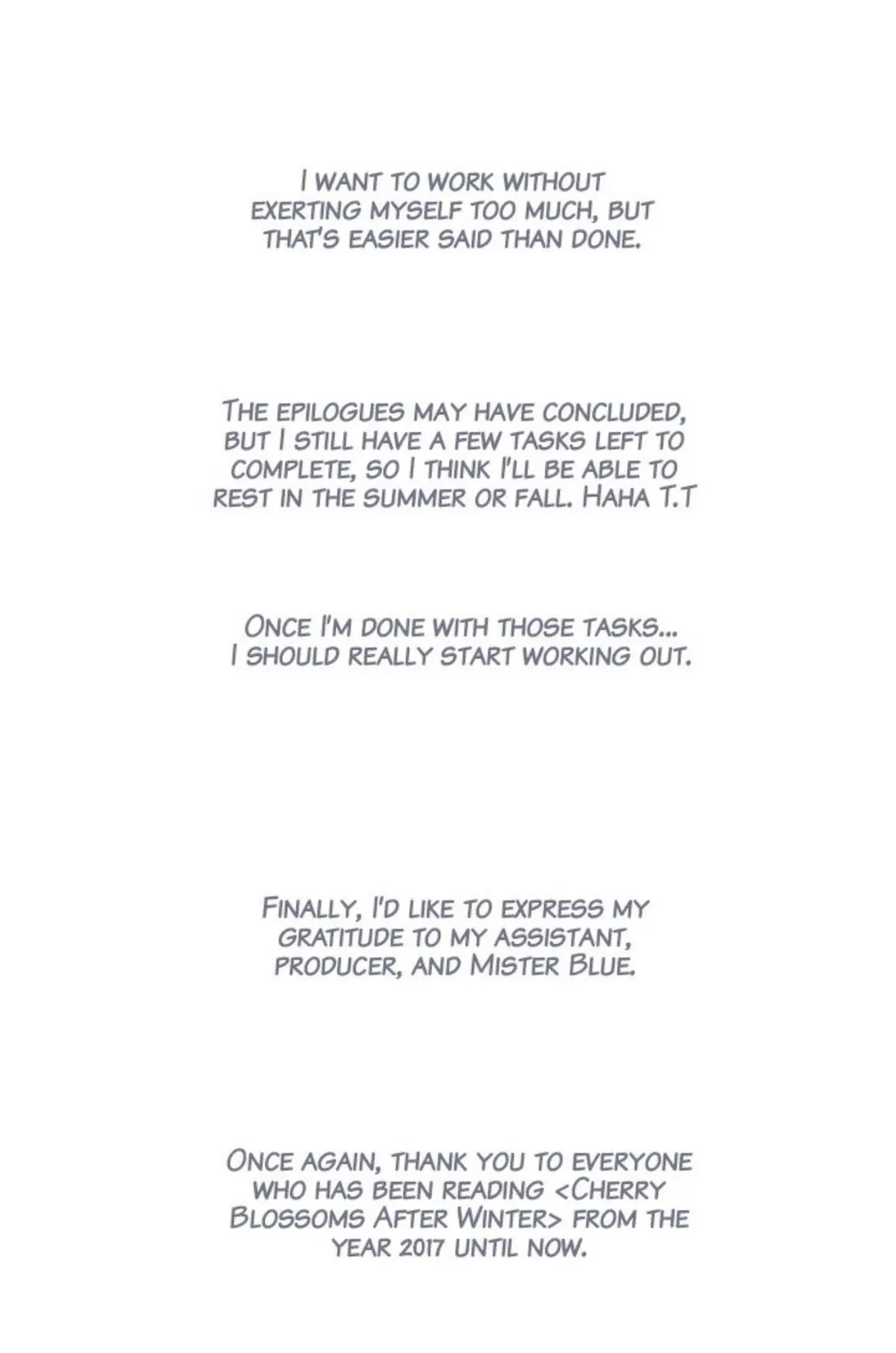Cherry Blossoms After Winter - Chapter 146.3 Page 4