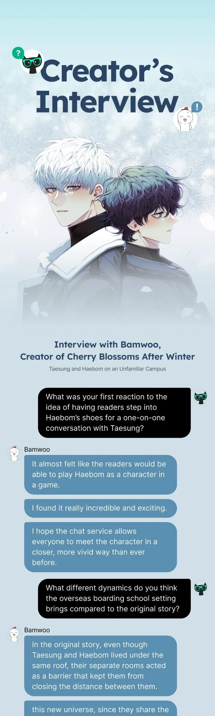Cherry Blossoms After Winter - Chapter 163.5 Page 1