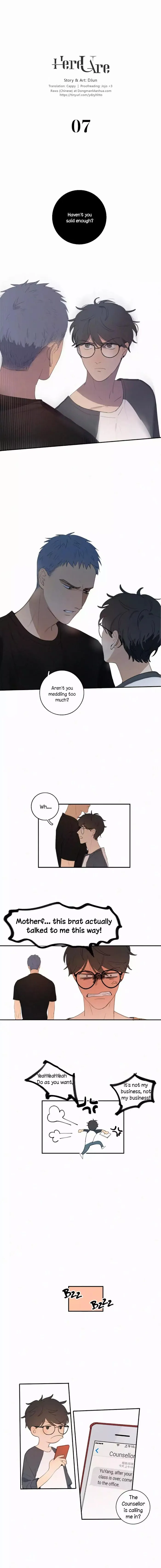 Here U Are - Chapter 7 Page 1