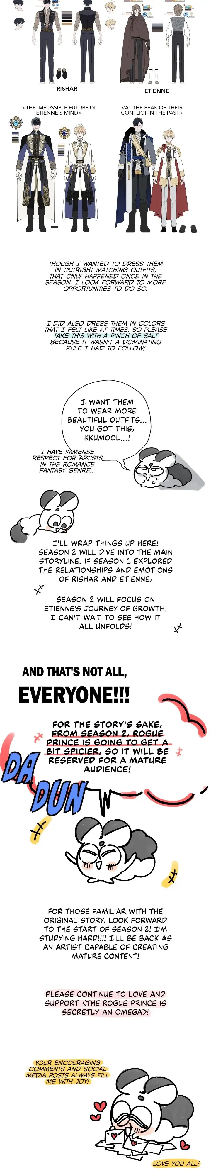 The Rogue Prince Is Secretly an Omega - Chapter 32.01 Page 5