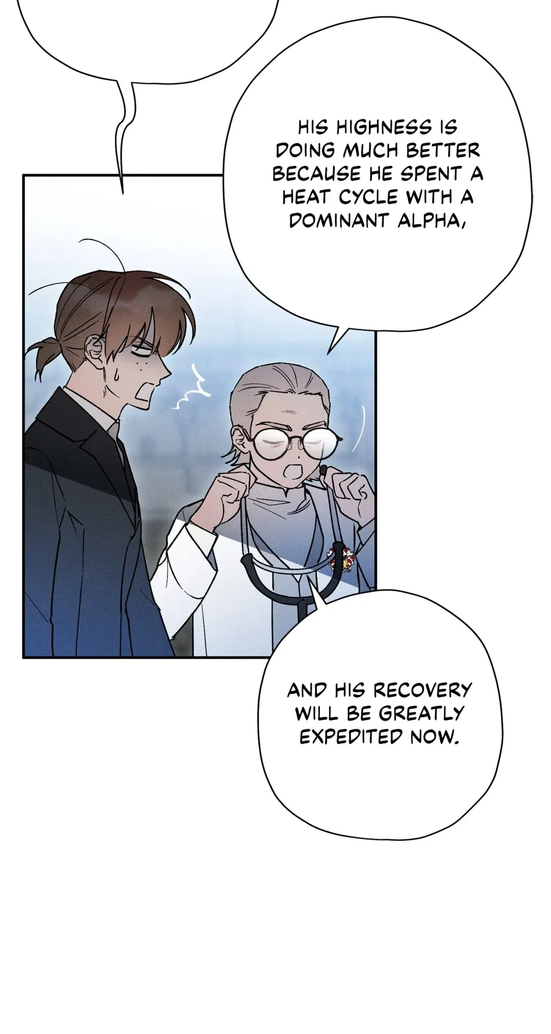 The Rogue Prince Is Secretly an Omega - Chapter 32.08 Page 74