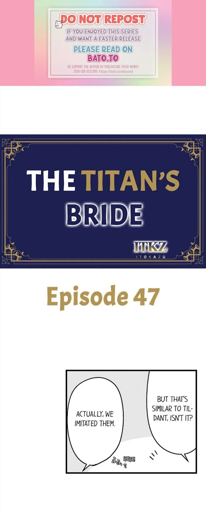 The Titan’s Bride - Chapter 47 Page 1