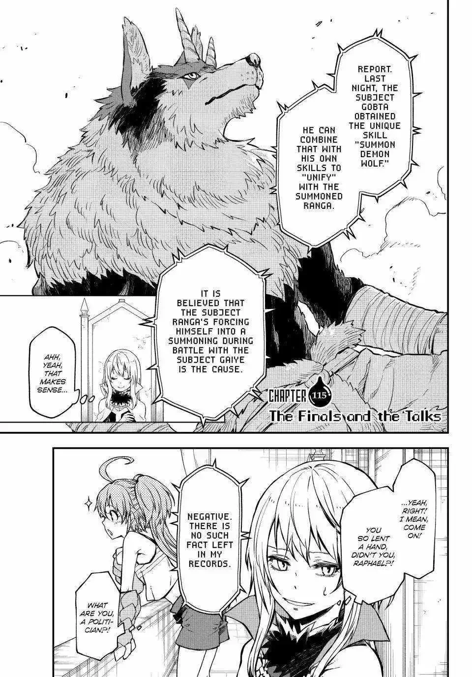 Tensei Shitara Slime Datta Ken - Chapter 115 Page 1