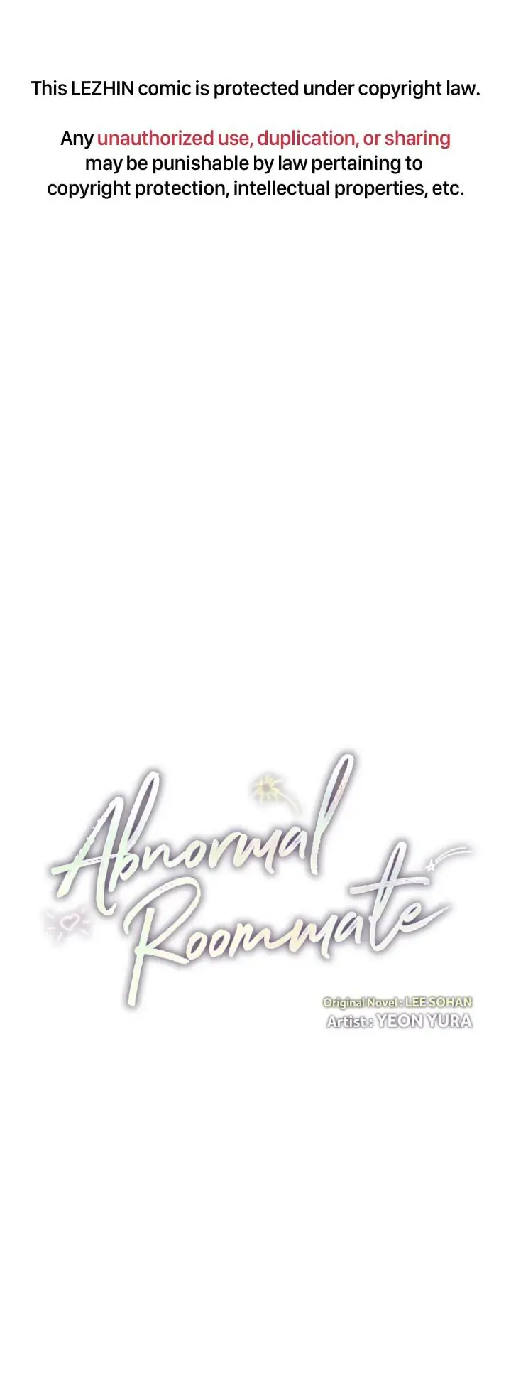 Abnormal Rommate - Chapter 10 Page 1