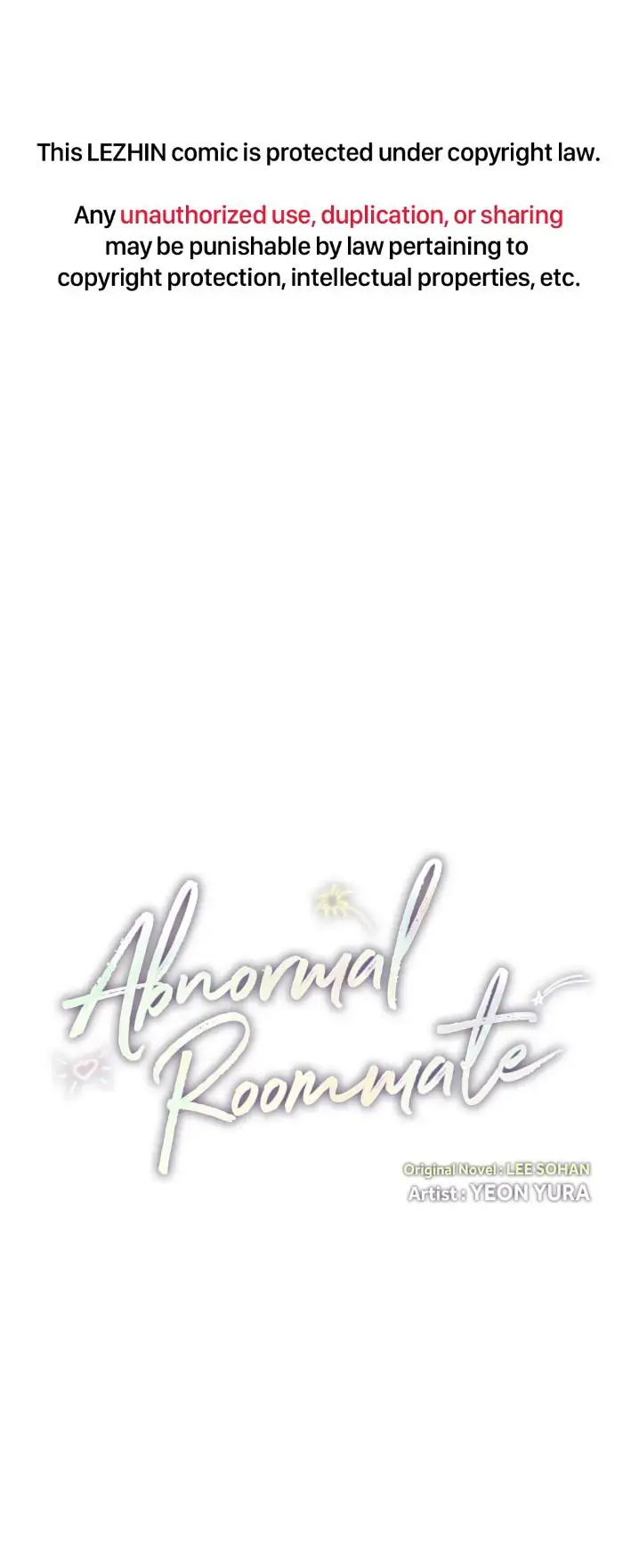 Abnormal Rommate - Chapter 14 Page 1