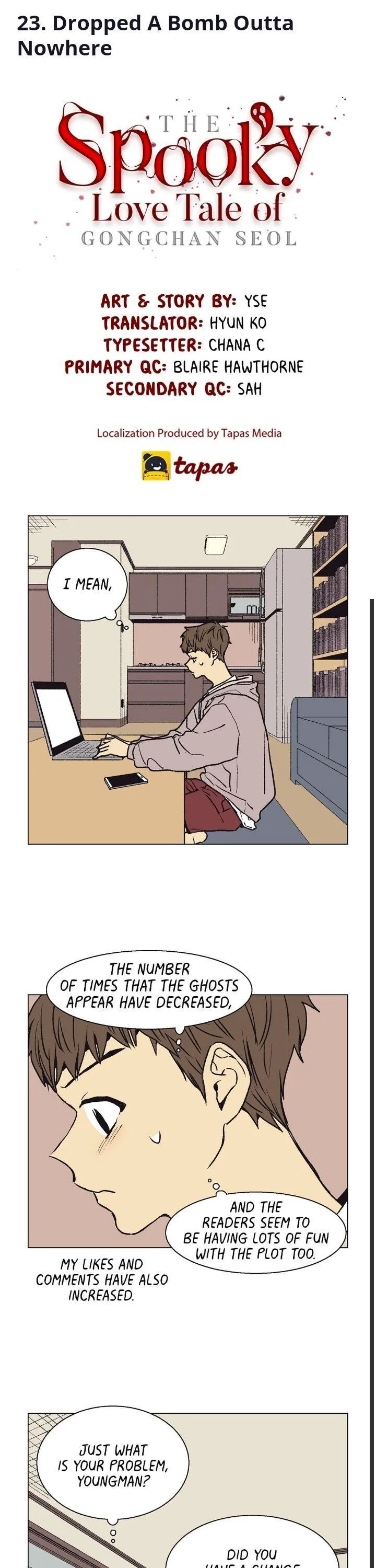 The Spooky Love Tale Of Gongchan Seol - Chapter 23 Page 2
