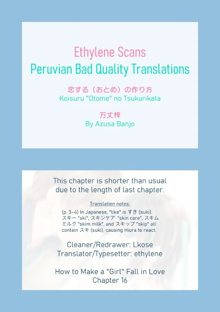 How To Make A “Girl” Fall In Love - Chapter 16 Page 9