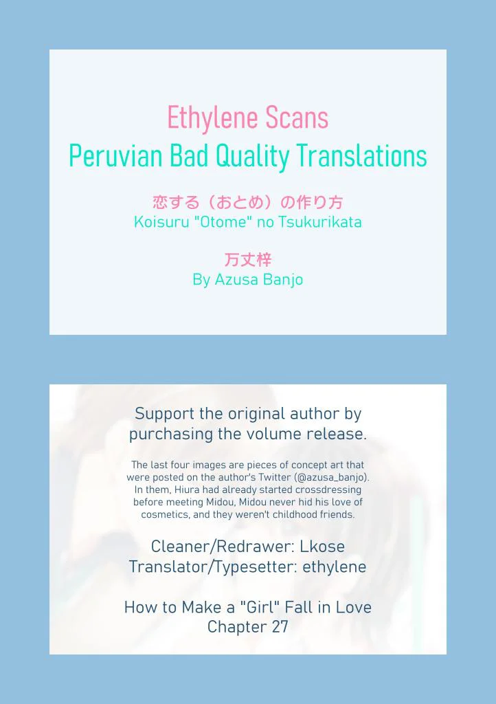 How To Make A “Girl” Fall In Love - Chapter 27 Page 19