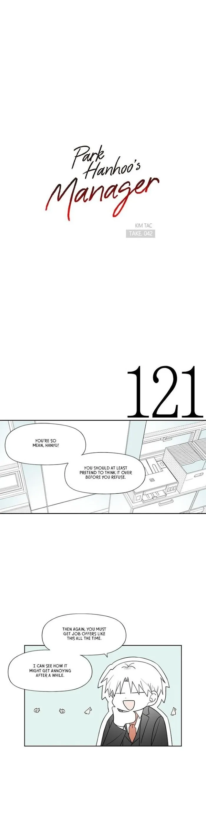 Park Hanhoo’s Manager - Chapter 42 Page 1