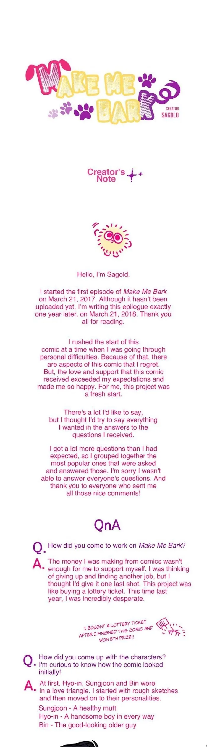 Make Me Bark - Chapter 30.5 Page 1
