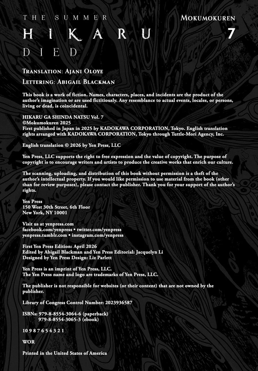 Hikaru Ga Shinda Natsu - Chapter 32 Page 190