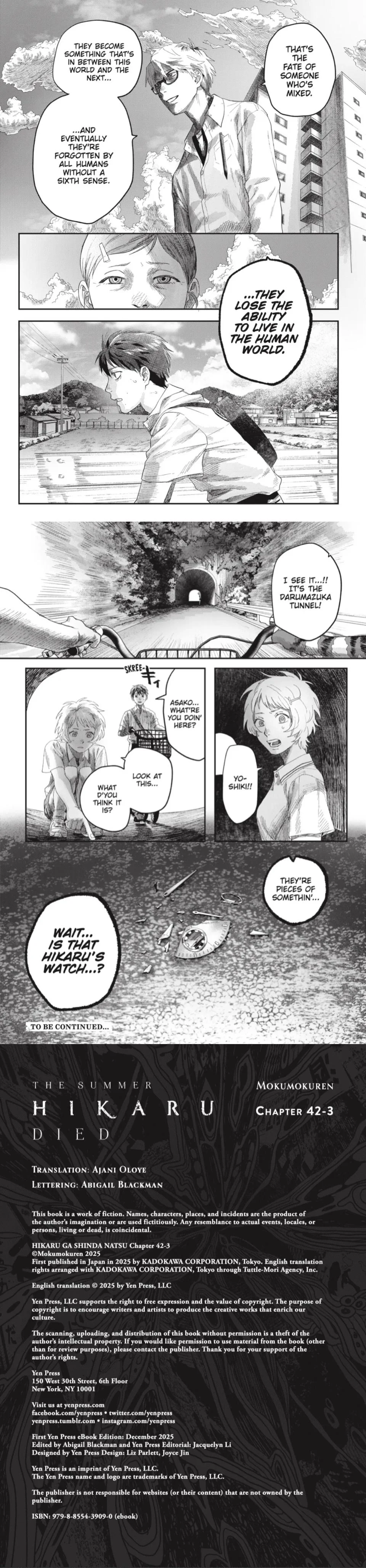 Hikaru Ga Shinda Natsu - Chapter 42.3 Page 3