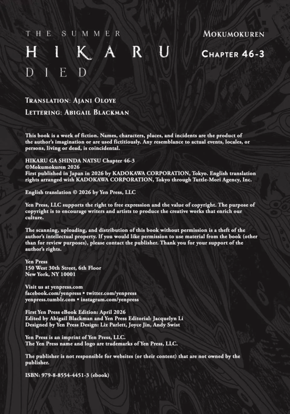 Hikaru Ga Shinda Natsu - Chapter 46.3 Page 16