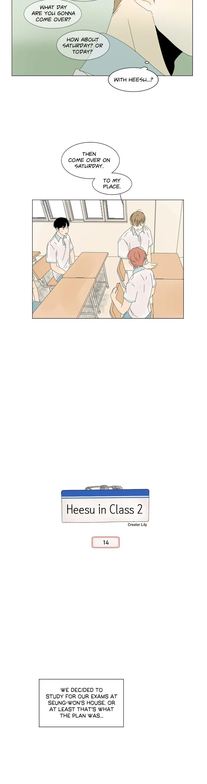 Heesu In Class 2 - Chapter 14 Page 3