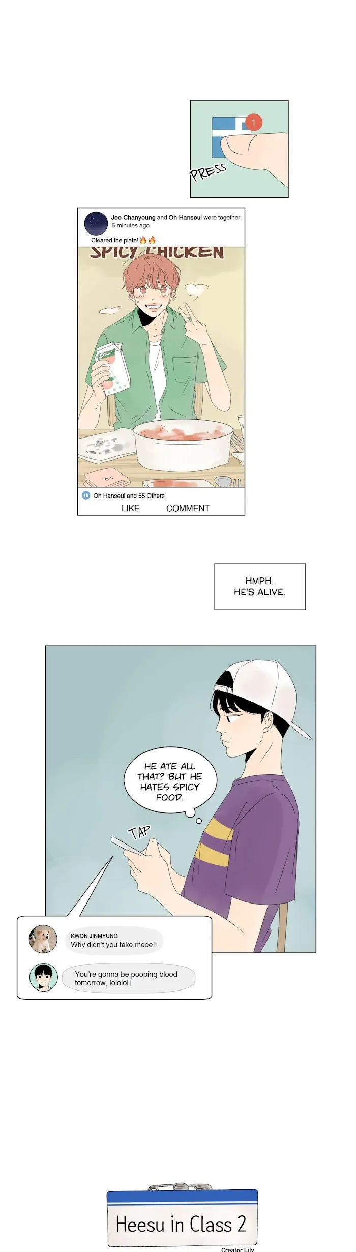 Heesu In Class 2 - Chapter 8 Page 2
