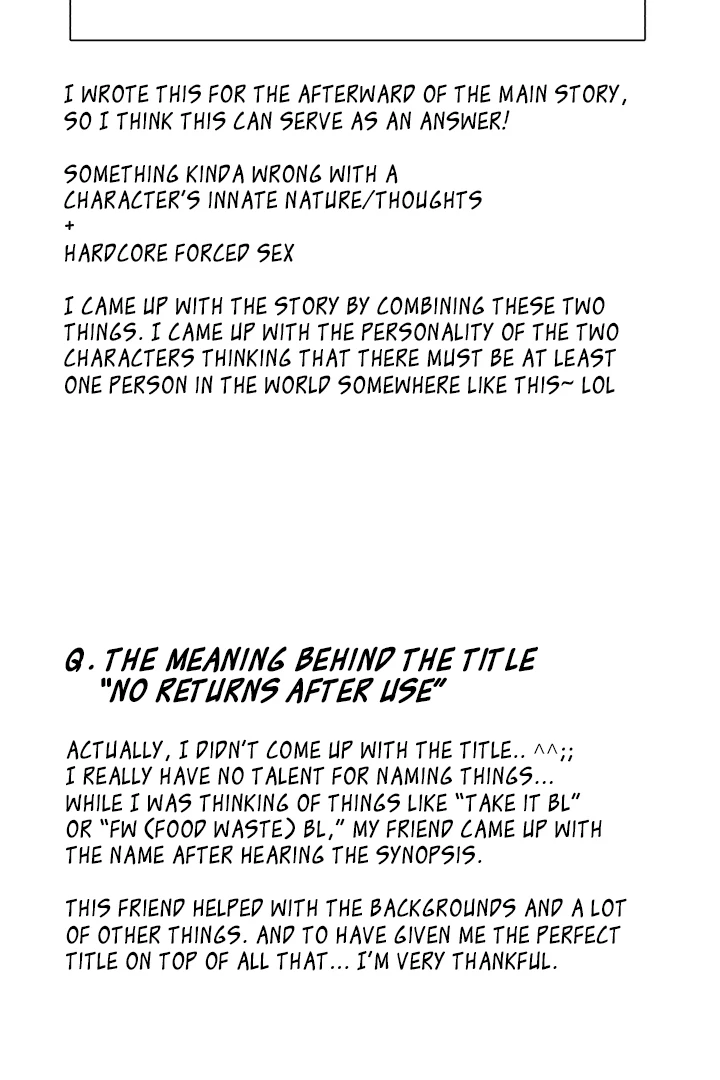 No Returns After Use - Chapter 20.6 Page 26