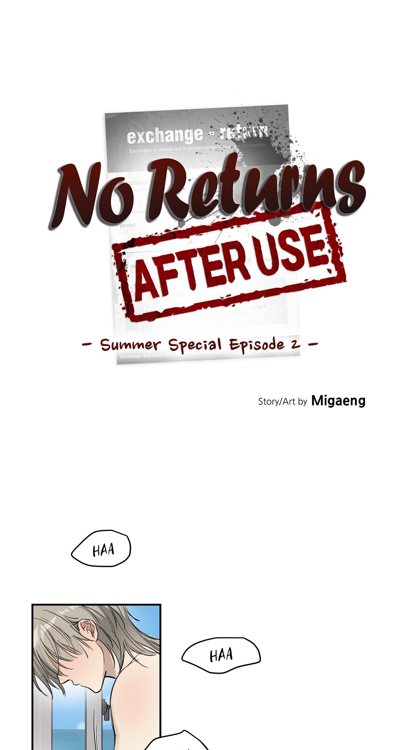 No Returns After Use - Chapter 24.2 Page 1
