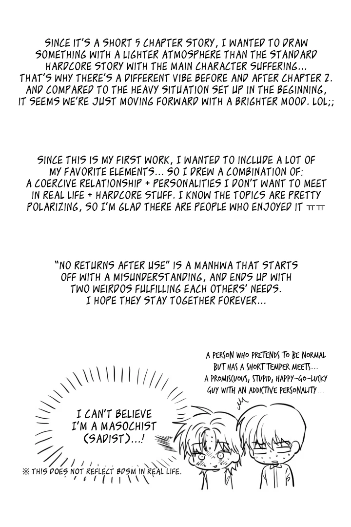 No Returns After Use - Chapter 5.5 Page 2