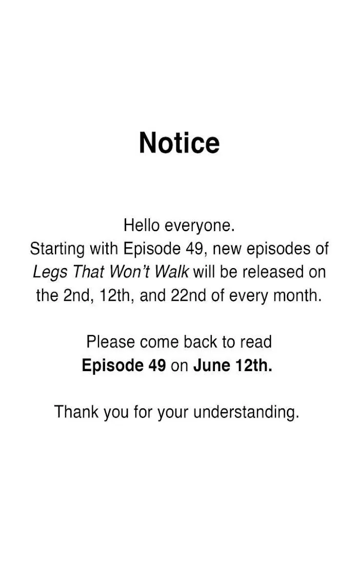 Legs Which Cannot Walk - Chapter 0 Page 1