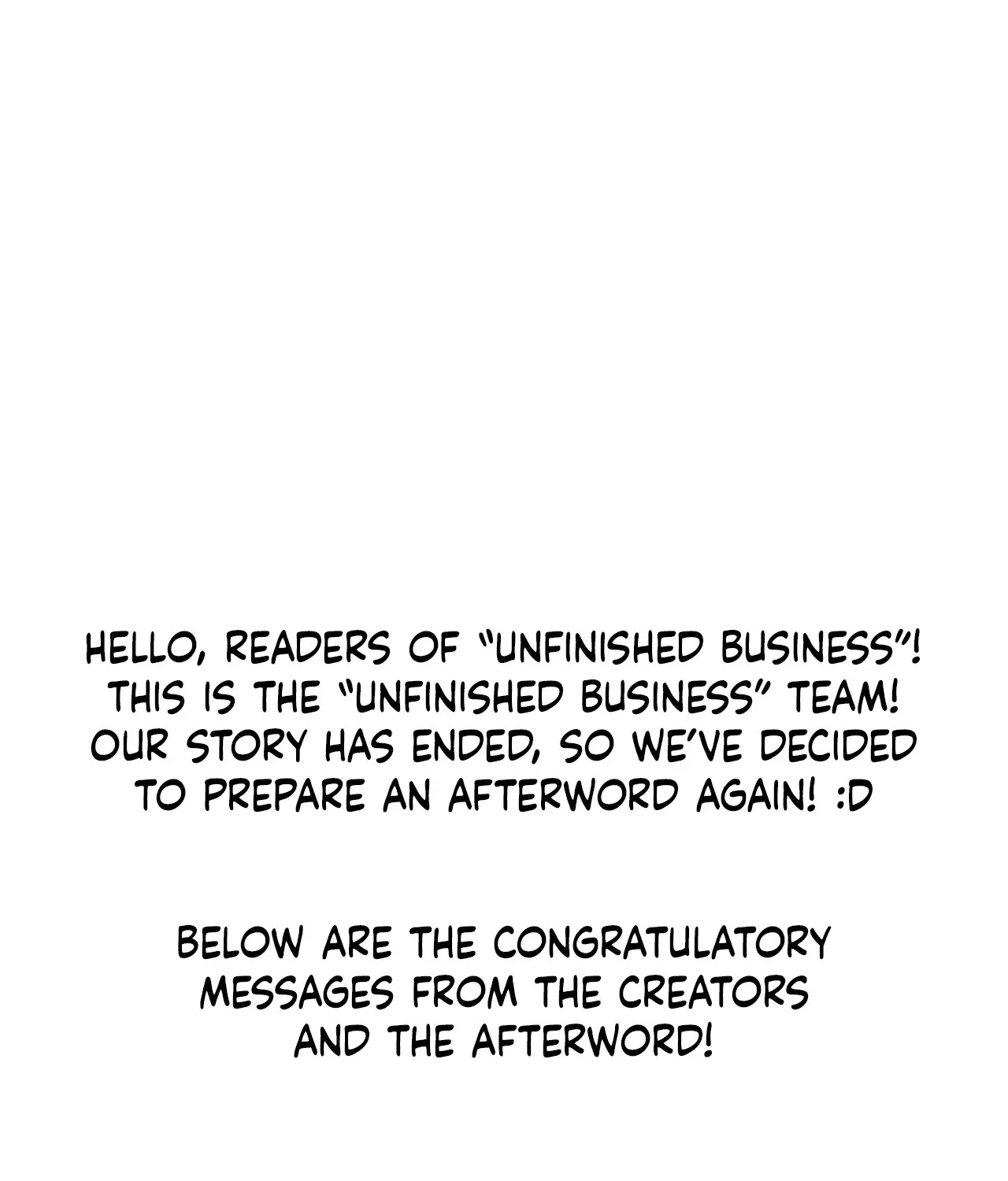 Unfinished Relationship - Chapter 60 Page 1