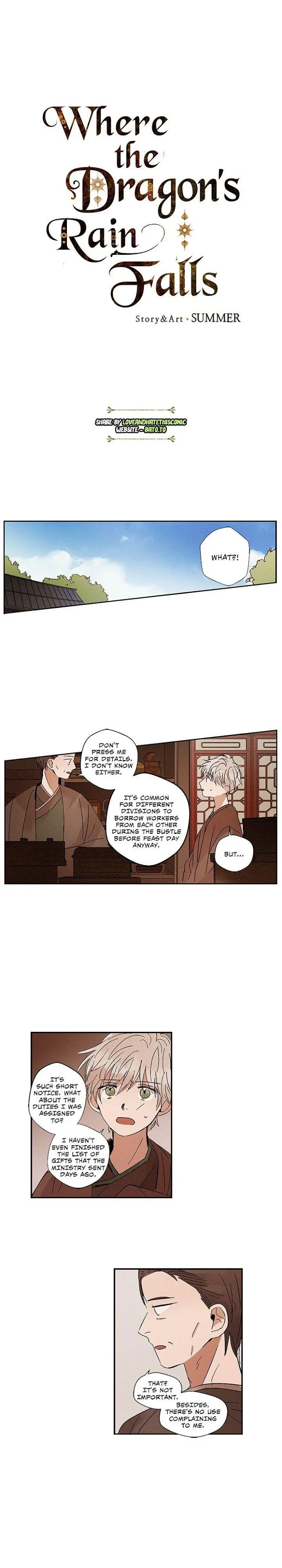 Where The Dragon’s Rain Falls - Chapter 6 Page 1
