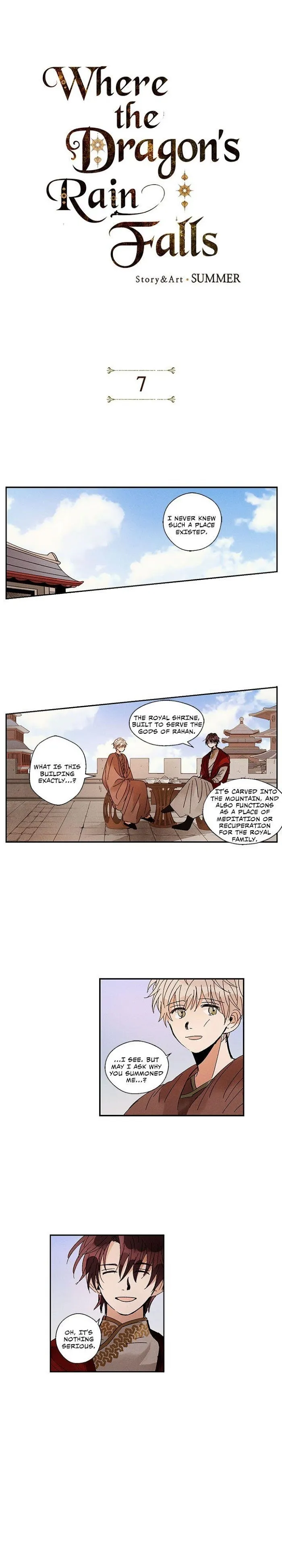 Where The Dragon’s Rain Falls - Chapter 7 Page 1