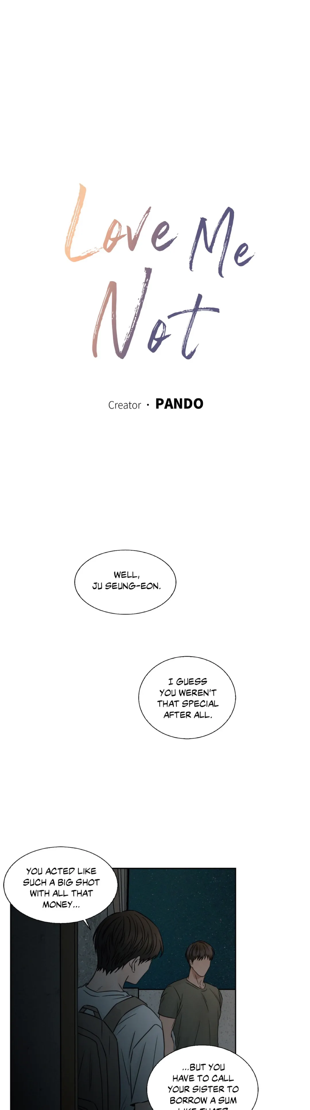 Love Me Not - Chapter 39 Page 1