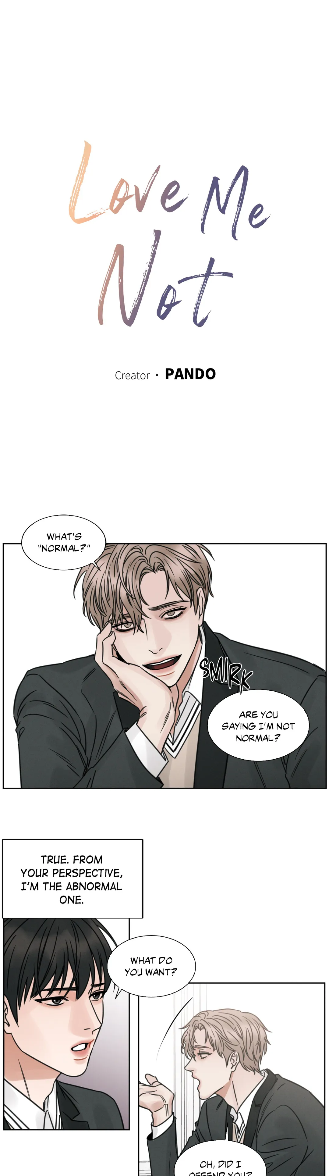 Love Me Not - Chapter 4 Page 1