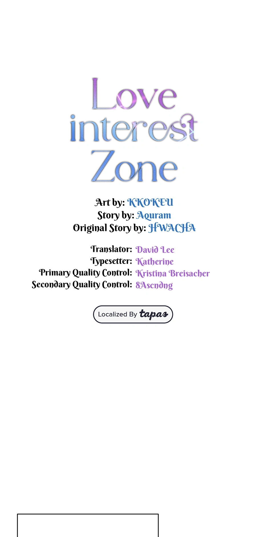 Love Interest Zone 〘Official〙 - Chapter 62 Page 1