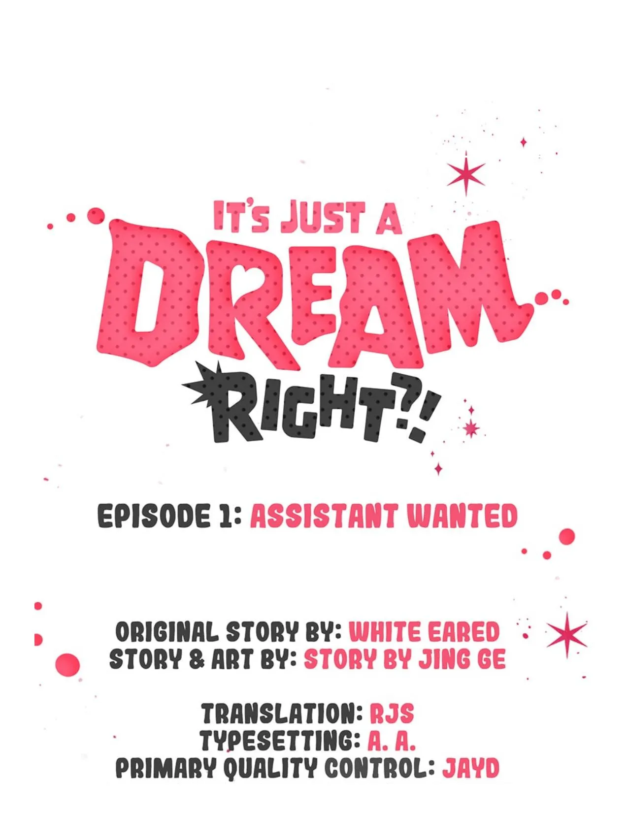 It’s Just a Dream…Right?! - Chapter 1 Page 8