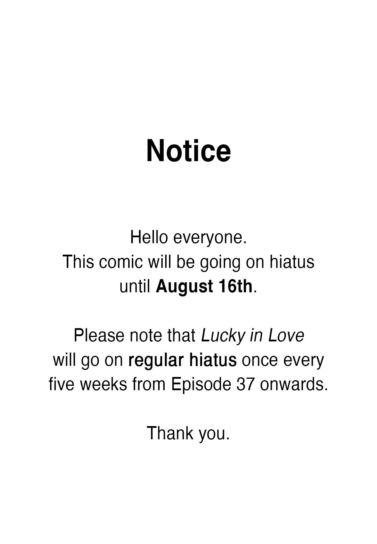 Lucky In Love - Chapter 0 Page 1