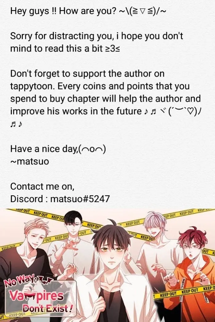 No Way, Vampires Don’t Exist - Chapter 26 Page 1