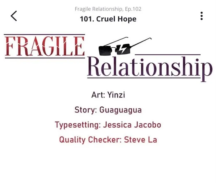 Fragile Relationship - Chapter 101 Page 1