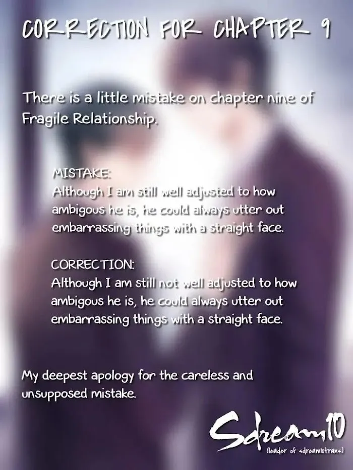Fragile Relationship - Chapter 9 Page 20