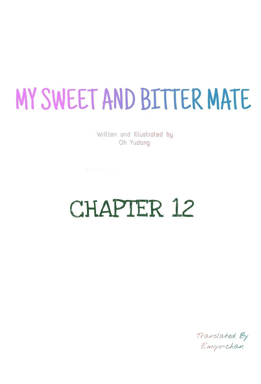 My Sweet And Bitter Mate - Chapter 12 Page 3
