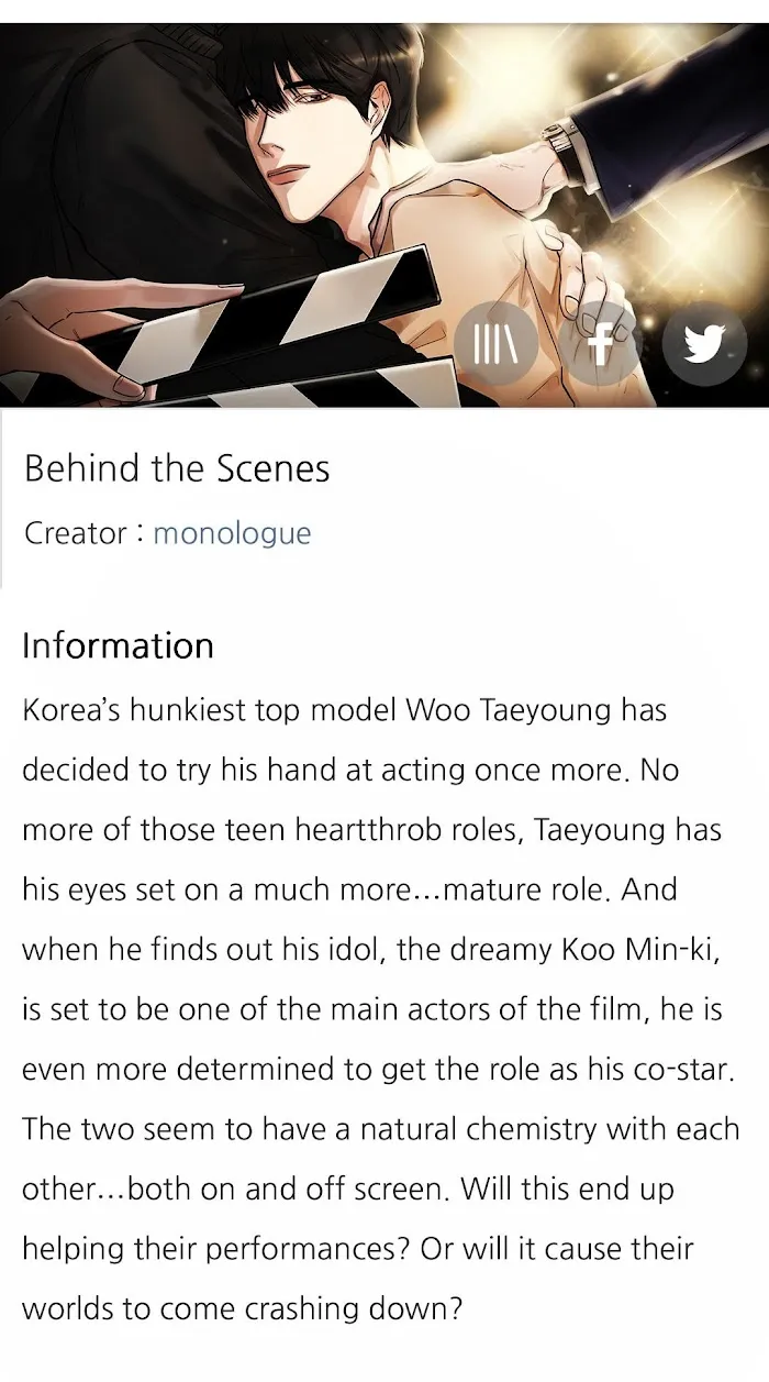 Behind The Scenes (Monologue) - Chapter 1 Page 1