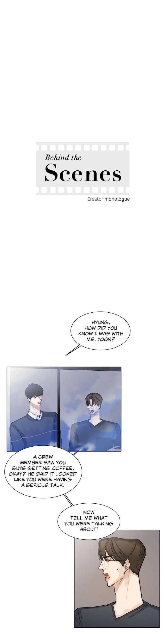 Behind The Scenes (Monologue) - Chapter 24 Page 1