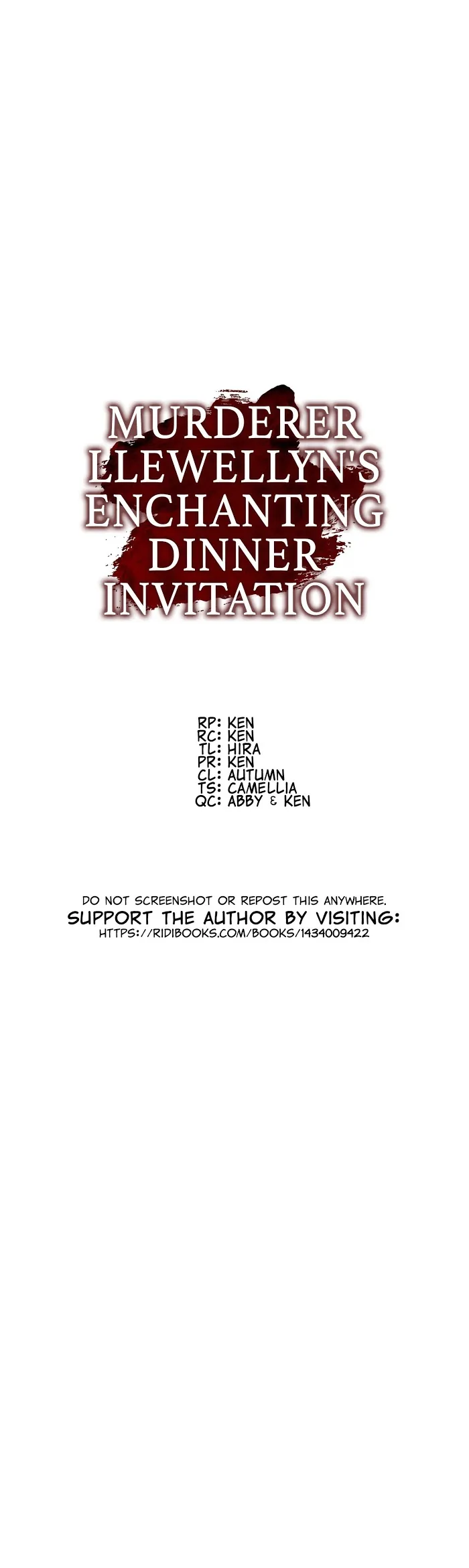 Murderer Llewellyn’s Enchanting Dinner Invitation - Chapter 1 Page 5