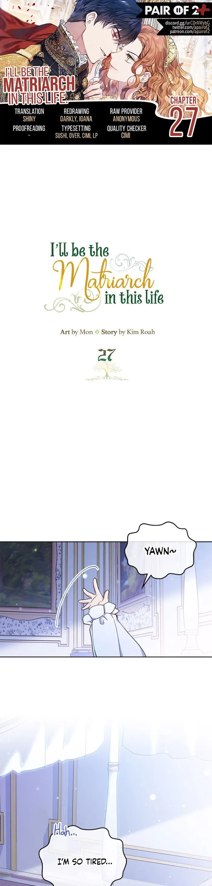 I’ll Be The Matriarch In This Life - Chapter 27 Page 1