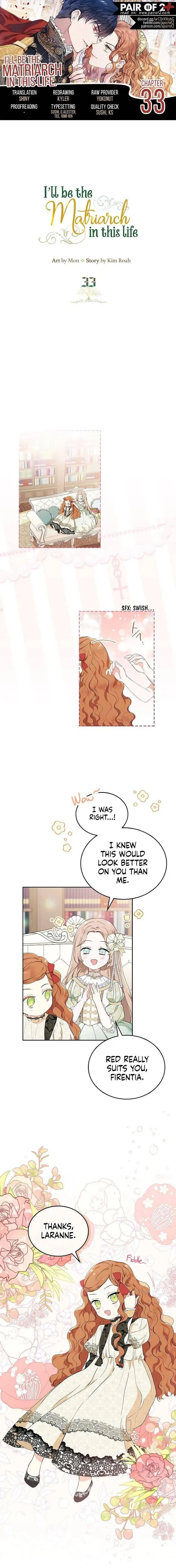 I’ll Be The Matriarch In This Life - Chapter 33 Page 1