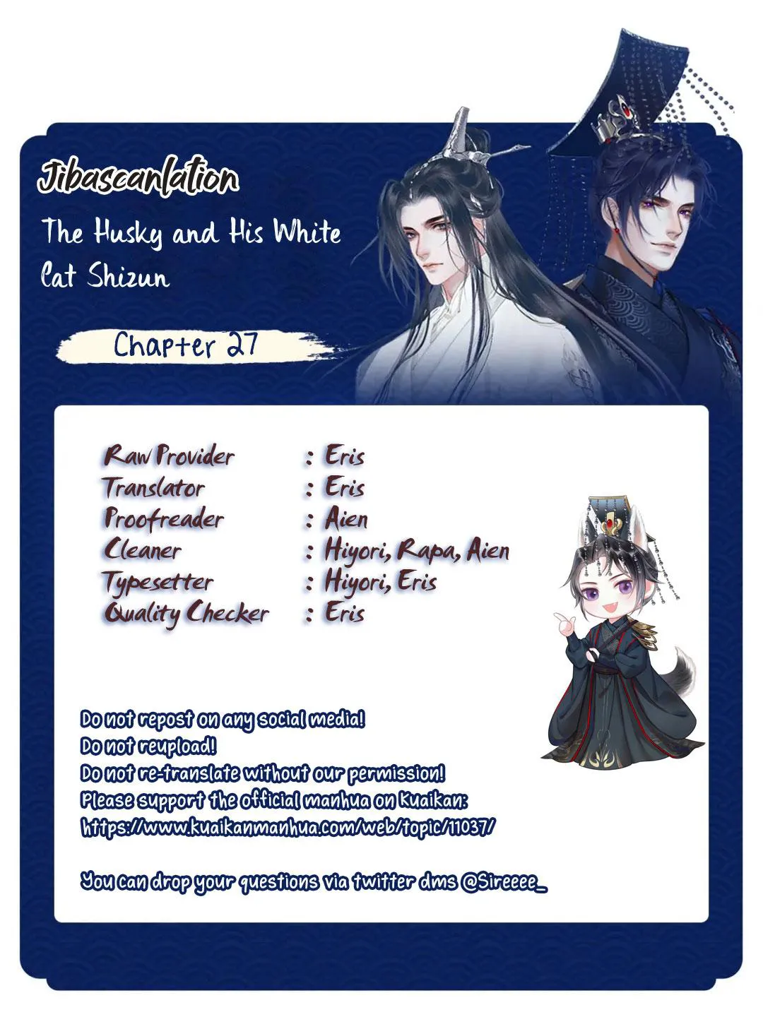 Dumb Husky And His White Cat Shizun - Chapter 27 Page 7