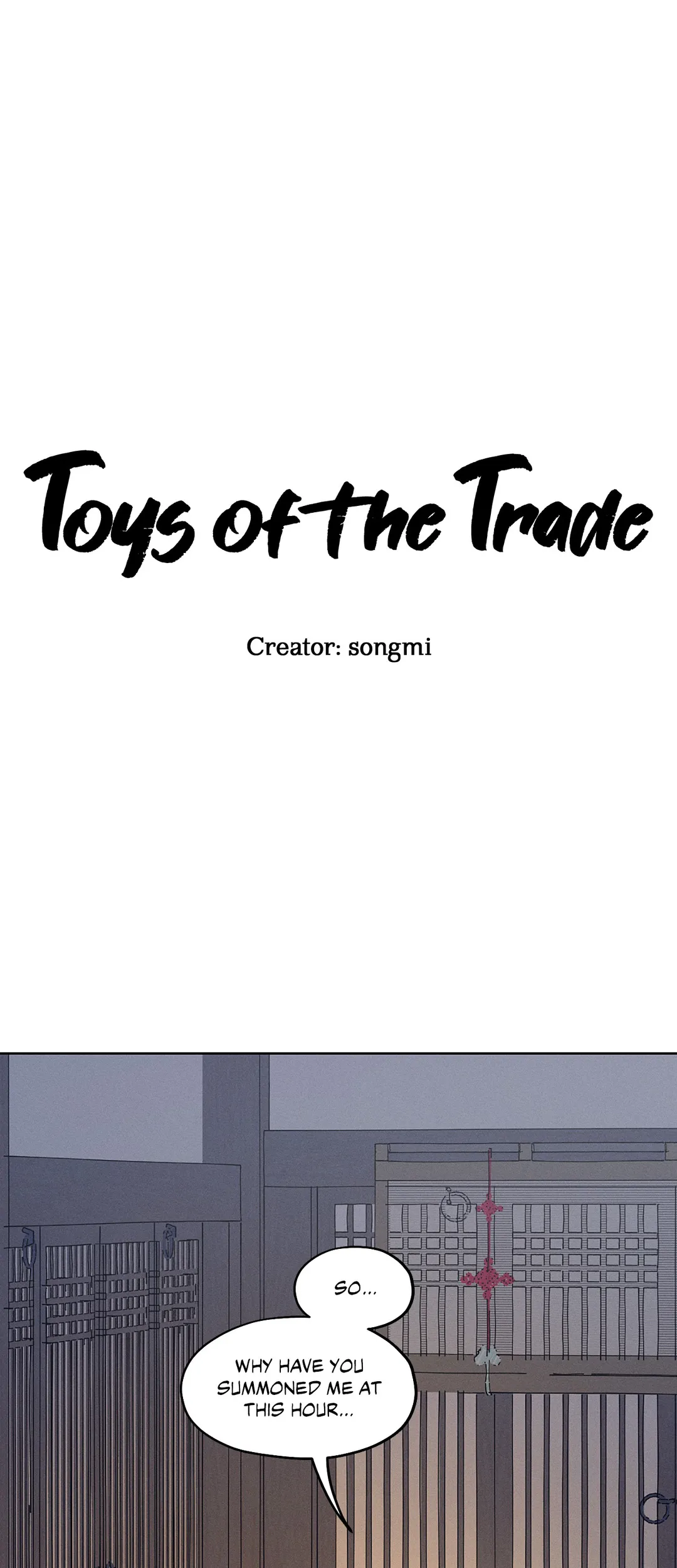 Toys of the Trade - Chapter 8 Page 1