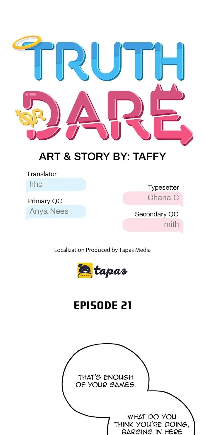 Truth Or Dare (Yaoi) - Chapter 21 Page 1