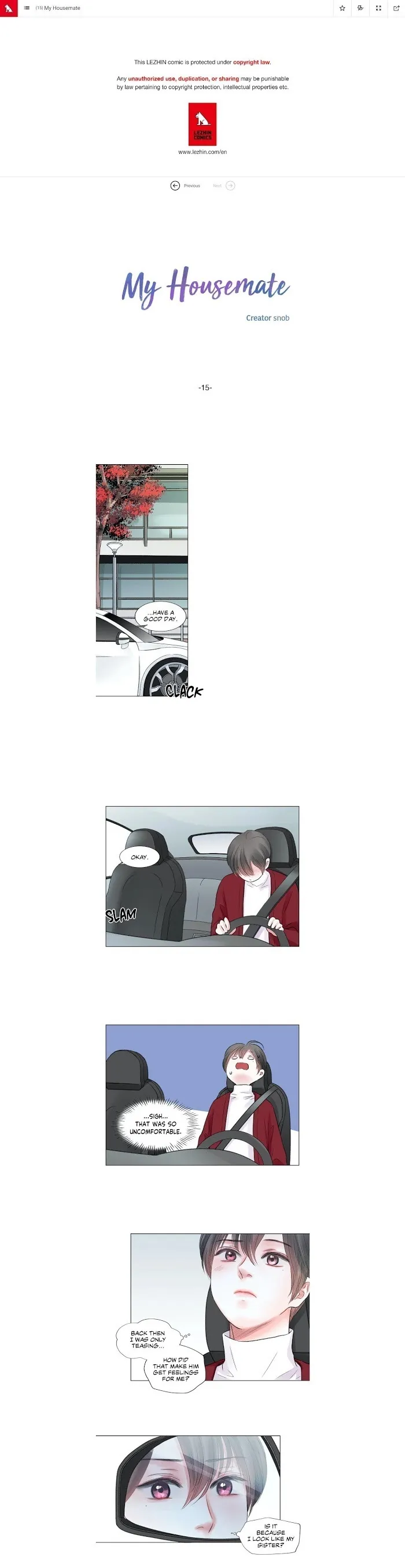My Housemate - Chapter 15 Page 1