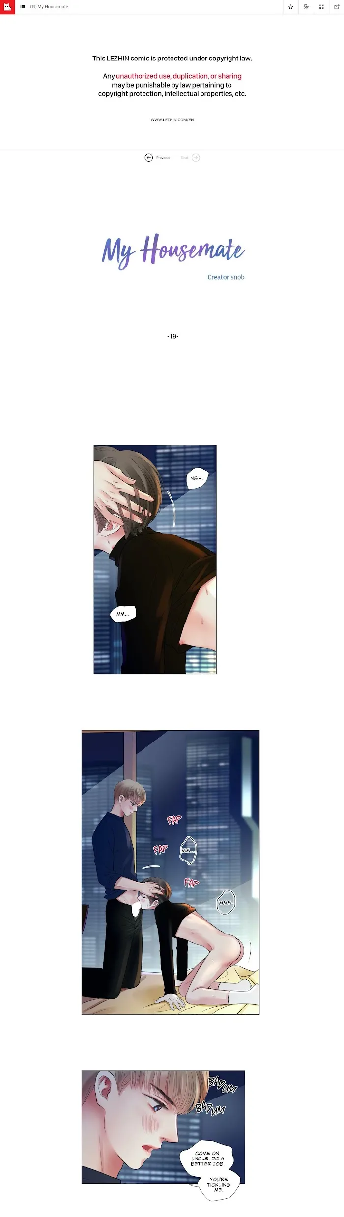 My Housemate - Chapter 19 Page 1