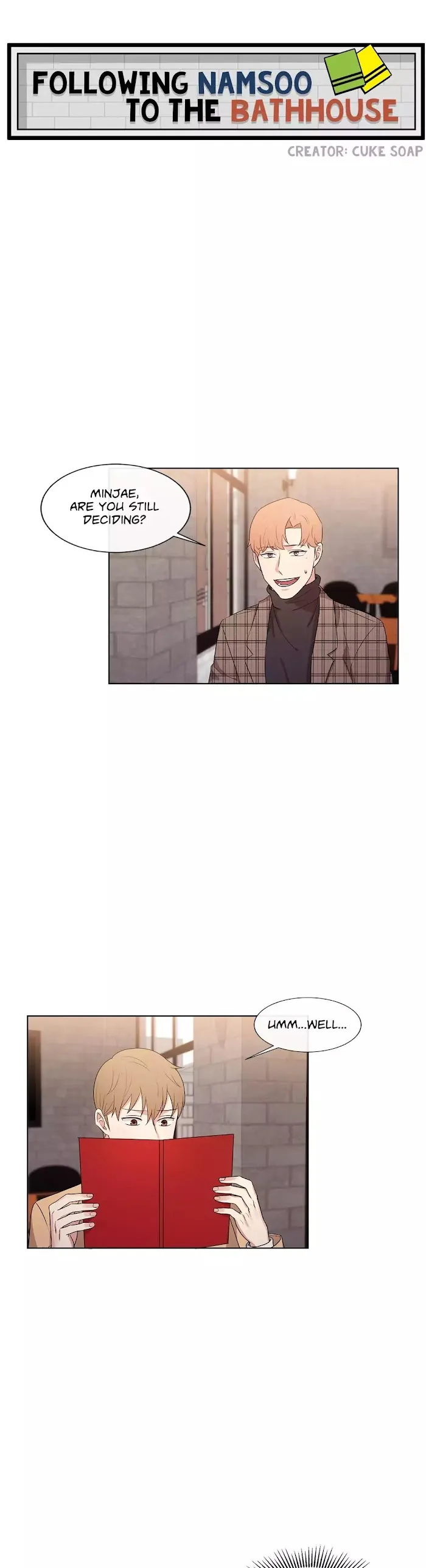 Following Namsoo To The Bathhouse - Chapter 30 Page 1